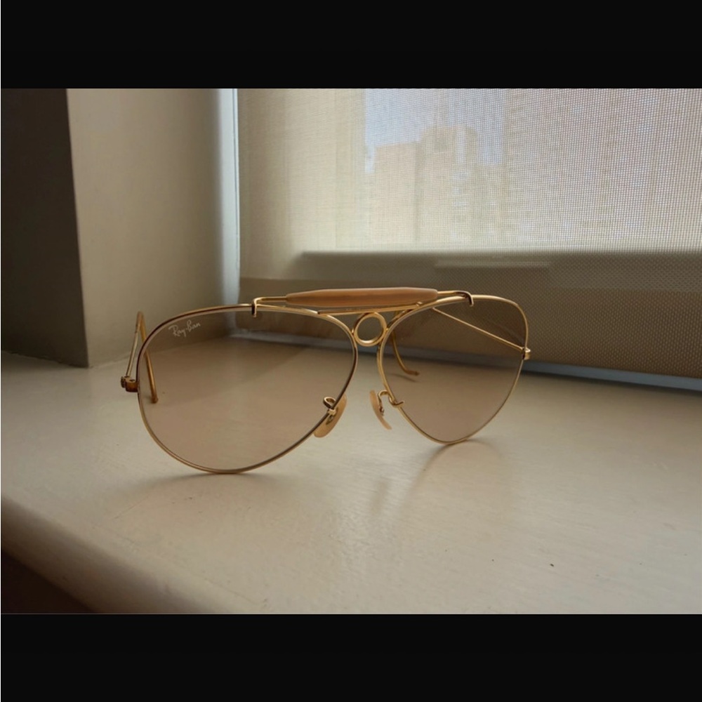 Vintage Ray Ban Shooter Aviator Sunglasses